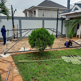 Pyramid Car Shade Installation Nairobi