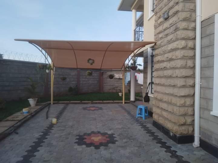 Curved Roof Car Shade - Single Car (4m × 5m)