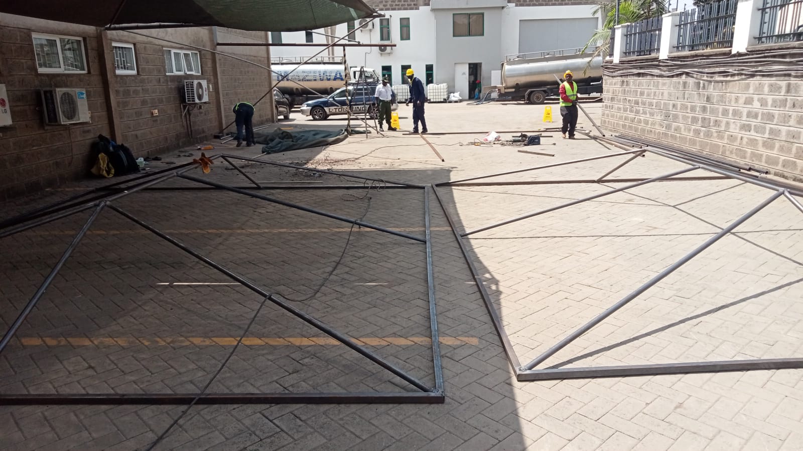 Bio Food Products Ltd - Multi Slot Commercial Car Port